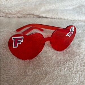 Fairfield University Heart-Shaped Sunglasses
